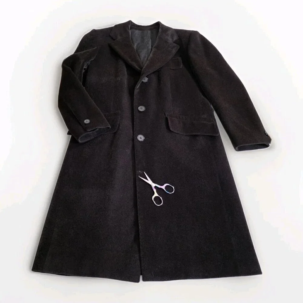 Just Cavalli Coat Men's IT 48 /US XXL Multicolor Fibers 3B Single Vent FLAWS